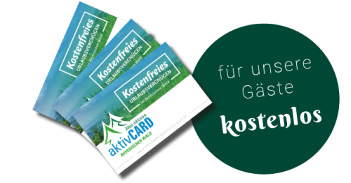 Grafik Erlebniscard Plus - für unsere Gäste kostenlos